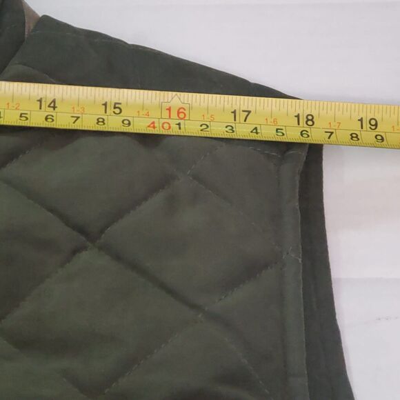 Rainforest HERITAGE MICRO OXFORD DIAMOND QUILTED SHERPA LINED VEST $150 - Picture 5 of 8